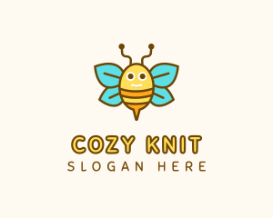 Cute Bee Nursery logo design