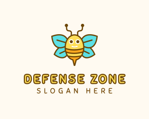 Cute Bee Nursery logo design