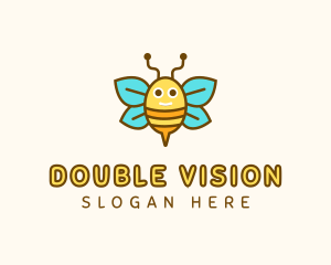 Cute Bee Nursery logo design