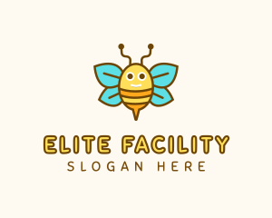 Cute Bee Nursery logo design