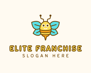 Cute Bee Nursery logo design