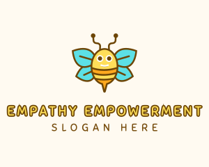 Cute Bee Nursery logo design