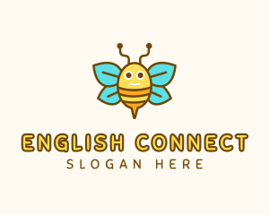 Cute Bee Nursery logo design