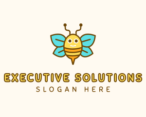 Cute Bee Nursery logo design