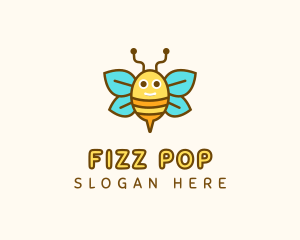 Cute Bee Nursery logo design