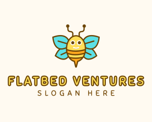 Cute Bee Nursery logo design