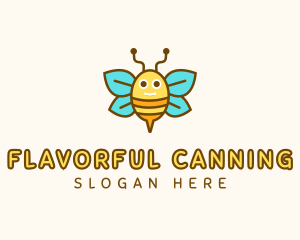 Cute Bee Nursery logo design