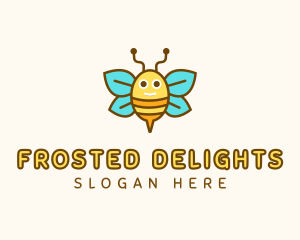 Cute Bee Nursery logo design