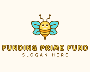 Cute Bee Nursery logo design