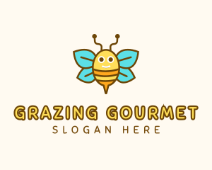 Cute Bee Nursery logo design