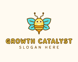 Cute Bee Nursery logo design