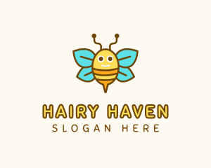 Cute Bee Nursery logo design