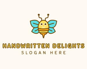 Cute Bee Nursery logo design