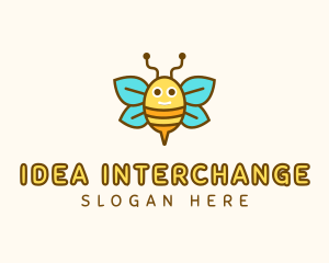 Cute Bee Nursery logo design