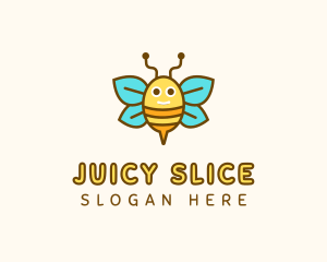 Cute Bee Nursery logo design