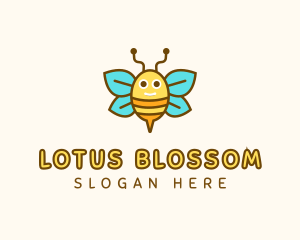 Cute Bee Nursery logo design