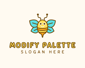 Cute Bee Nursery logo design