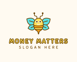 Cute Bee Nursery logo design