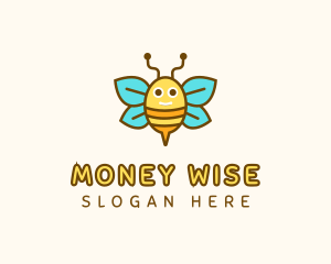 Cute Bee Nursery logo design