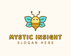 Cute Bee Nursery logo design