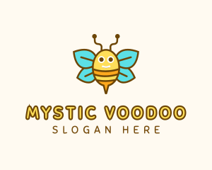 Cute Bee Nursery logo design