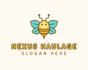 Cute Bee Nursery logo design