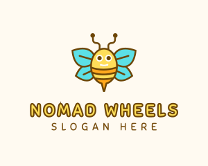 Cute Bee Nursery logo design