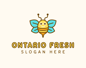 Cute Bee Nursery logo design