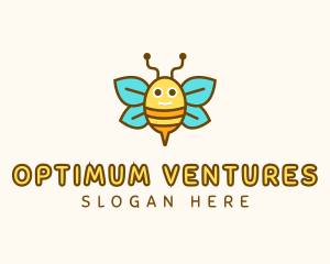 Cute Bee Nursery logo design