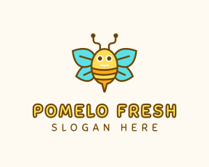 Cute Bee Nursery logo design