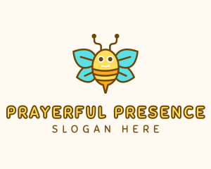 Cute Bee Nursery logo design