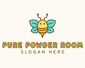 Cute Bee Nursery logo design