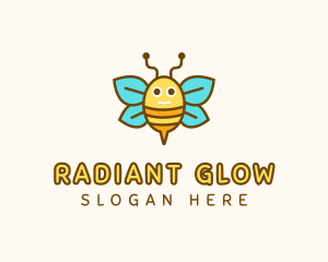 Cute Bee Nursery logo design