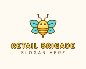 Cute Bee Nursery logo design