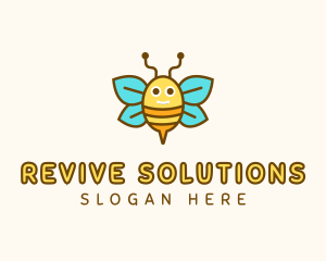 Cute Bee Nursery logo design