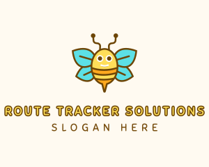 Cute Bee Nursery logo design