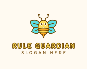 Cute Bee Nursery logo design