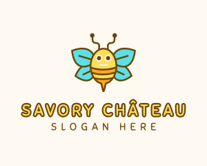 Cute Bee Nursery logo design