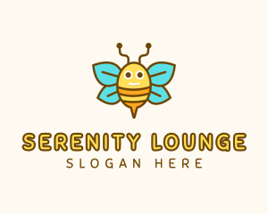 Cute Bee Nursery logo design