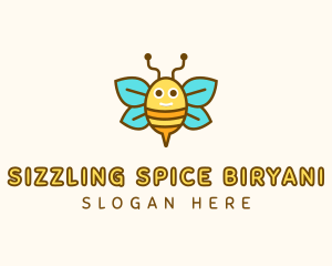 Cute Bee Nursery logo design