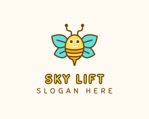 Cute Bee Nursery logo design