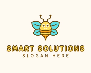 Cute Bee Nursery logo design