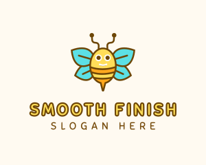 Cute Bee Nursery logo design