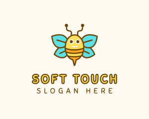 Cute Bee Nursery logo design