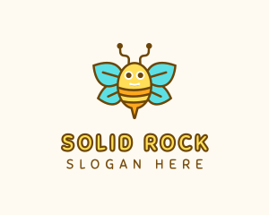 Cute Bee Nursery logo design