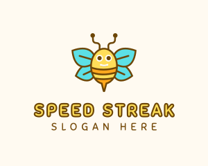 Cute Bee Nursery logo design