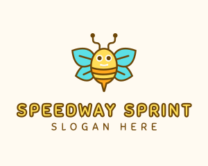 Cute Bee Nursery logo design