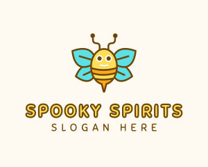 Cute Bee Nursery logo design