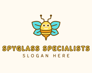 Cute Bee Nursery logo design