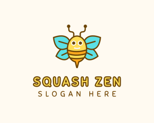 Cute Bee Nursery logo design